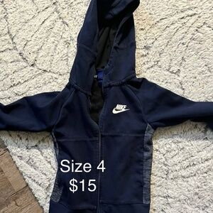 Boys zip up hoodie